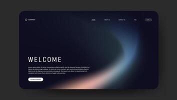 landing page background design vector