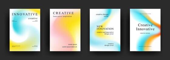 set of Minimal brochure layout and modern report business flyers poster template. vector