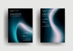 Minimal brochure layout and modern report business flyers poster template vector