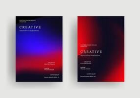 abstract modern fluid gradient design for poster template vector