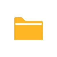 folder icon. File folder with documents vector