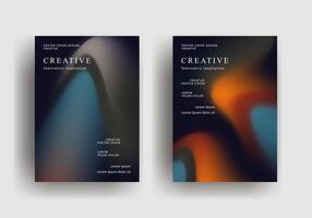 trendy fluid gradient design template for posters, ad banners, brochures, flyers, covers, websites vector