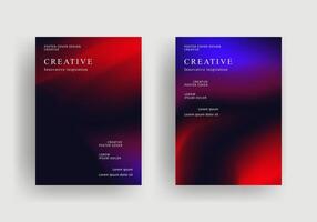 gradient design template for posters, ad banners, brochures, flyers, covers, websites vector