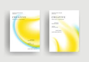 fluid gradient design template for posters, ad banners, brochures, flyers, covers, websites vector
