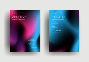 modern gradient design template for posters, ad banners, brochures, flyers, covers, websites vector