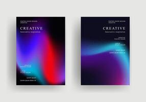 fluid gradient brochure design and modern report business flyers poster template. vector