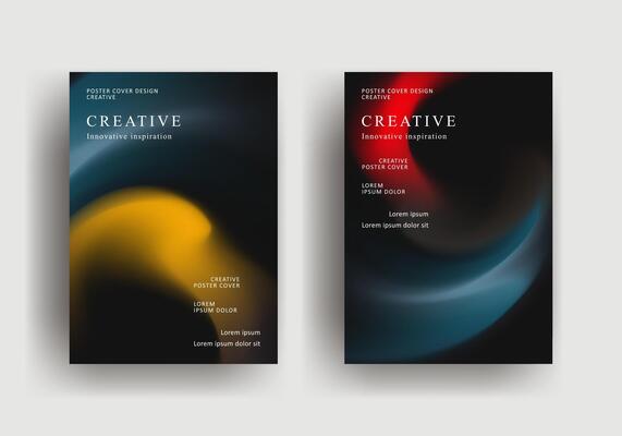 Fluid gradient background poster. retro minimal style posters with colorful modern wallpaper design for social media, idol poster, banner, flyer.