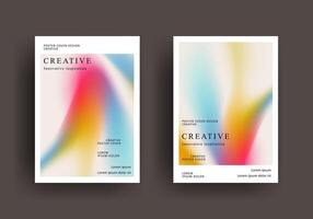 poster, brochure background template. colorful gradient design vector