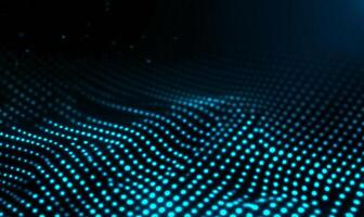 Abstract digital wave background. Possible use Graphic design, tech concept, futuristic photo