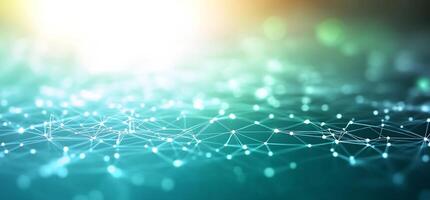 Abstract network graphic. photo