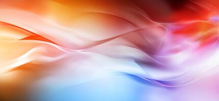 Abstract colorful wave background. photo