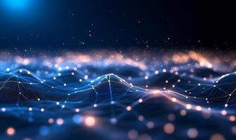 Abstract digital network connection background. photo
