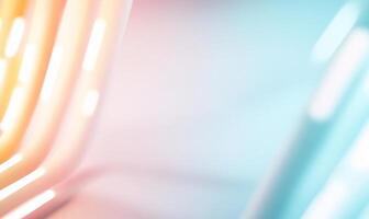 Abstract pastel background with glowing lines and copy space. photo