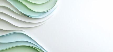 Abstract pastel wavy layers background. wave photo