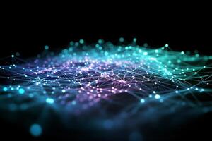 Abstract glowing network connection., network photo