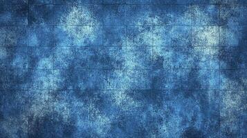 Dark Blue Grunge Tile Texture Background with Abstract Pattern photo