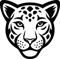 Savage Cheetah Face Silhouette Available on EPS File vector