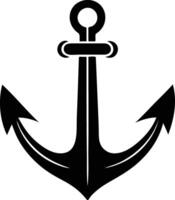 Classic Ship Anchor Silhouette Available on EPS File vector