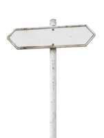 Directional signage blank space for custom messages urban setting png
