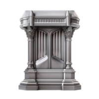 Ancient Stone Archway with Decorative Columns and Classical Architecture png