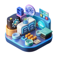 impressive artistic Data Management System Secure, Efficient, Scalable high resolution png