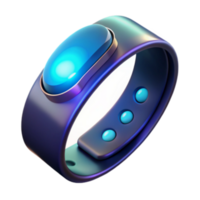 serene modern Futuristic Smart Ring Wearable Tech with Illuminated Display high quality png