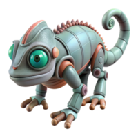 wonderful creative Mechanical Chameleon Robotic Reptile Design authentic png