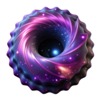 stunning rustic Cosmic Vortex A 3D Fractal Nebula high resolution png
