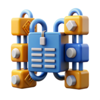 serene contemporary Abstract Data Network Secure System Architecture genuine png