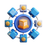 dramatic creative Decentralized Data Network Secure Shared Access premium png