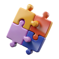 beautiful vintage Interlocking Puzzle Pieces Collaboration, Unity, and Problem Solving authentic png