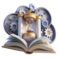 serene artistic Time, Knowledge, and the Mechanics of Learning high resolution png