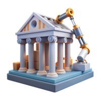 beautiful modern Automated Infrastructure Building the Future with Precision authentic png