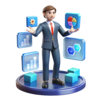 vibrant artistic Data Analysis Visualizing Business Insights with Charts Graphs authentic png
