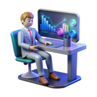 vibrant creative Analyzing Business Trends Data Insights Strategy high resolution png