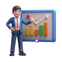 serene abstract Business Growth Data Presentation Analysis detailed png