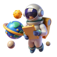 beautiful classic Astronaut Exploring Planets A Cosmic Adventure authentic png