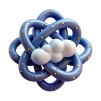 dramatic classic Celestial Cloud Network Intertwined Data Streams high resolution png