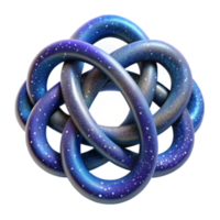 wonderful abstract Cosmic Knot A Celestial Intertwining high resolution png
