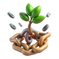 extraordinary artistic Growth Through Interconnection A Visual Metaphor high quality png