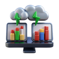 extraordinary vintage Real-time Data Visualization Cloud Computing Analytics authentic png