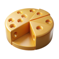 wonderful minimalist Data Segmentation Pie Chart Visualization of Parts detailed png