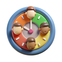 stunning vintage Teamwork, Time Management, Productivity, Clock, Collaboration, Schedule, Efficiency, Coordination, Goal, Success high resolution png