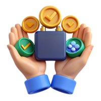 beautiful creative Secure Digital Device Safety, Reliability, and Verification premium png