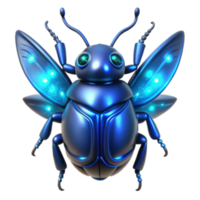 magnificent abstract Cybernetic Beetle Futuristic Insect Design high resolution png