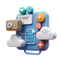impressive abstract Cloud-Based Healthcare App Interface Design genuine png