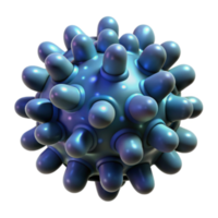 wonderful traditional Microscopic Viral Structure 3D Model of a Pathogen original png