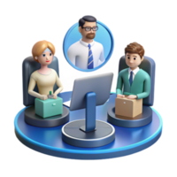 elegant minimalist Remote Team Collaboration Online Meeting and Workflow Efficiency authentic png