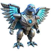 magnificent rustic Cybernetic Avian Robot Futuristic Mechanical Bird Design high quality png