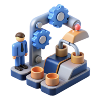 beautiful abstract Automated Workflow Optimization Improving Efficiency and Productivity premium png